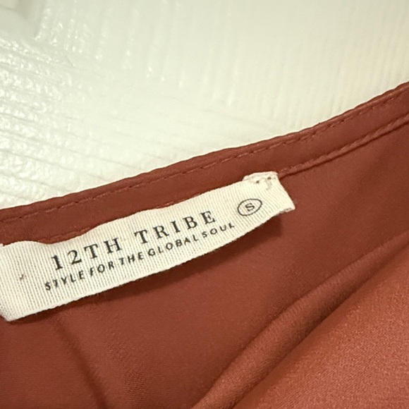 12th Tribe Terracotta Backless Dress - Picture 2 of 4